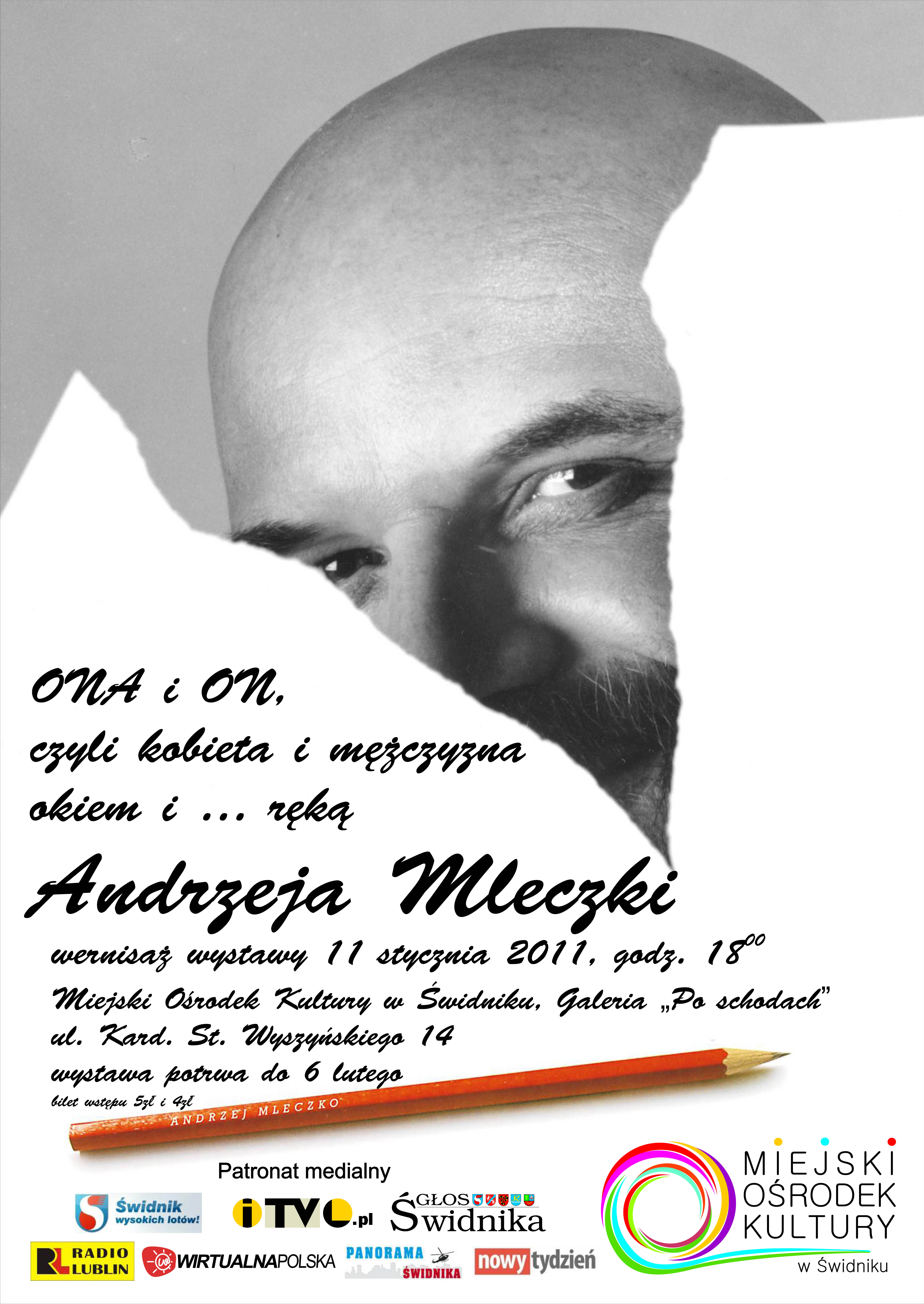 Andrzej Mleczko - plakat wystawy