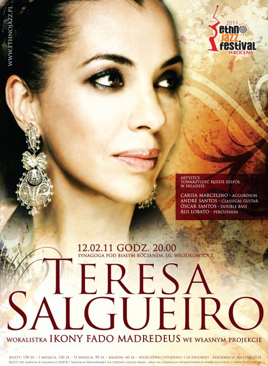 Plakat. Teresa Salgueiro