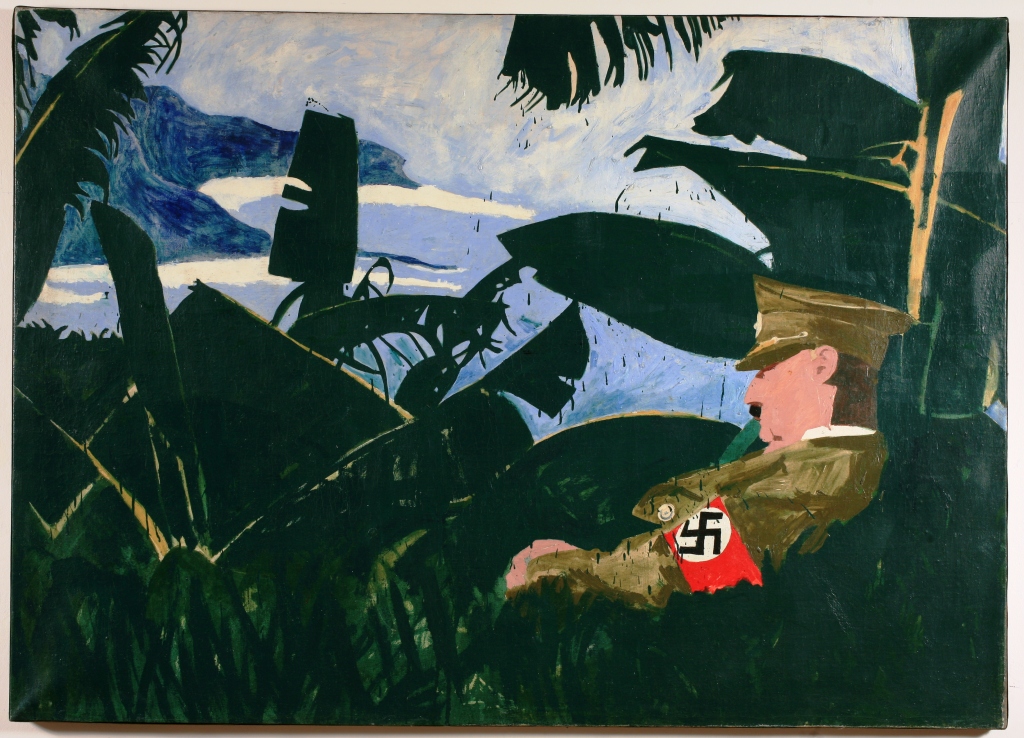 Włodzimierz Pawlak, Adolf Hitler, 1986, olej na płótnie, dzięki uprzejmości: kol. Richard Egit, depozyt Fundacji EGIT w Narodowej Galerii Sztuki Zachęta