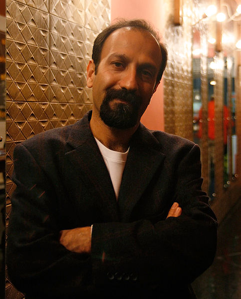 Asghar Farhadi na pokazie filmu "Co wiesz o Elly?" podczas pokazu na Międzynarodowym Festiwalu Filmowym w Wenecji w 2009 roku