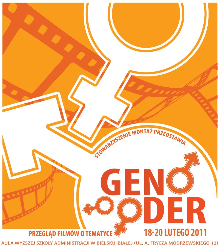 Montaż przedstawia: gender - plakat