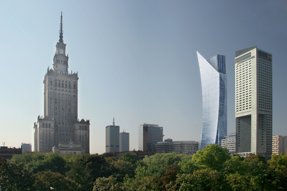 Zlota 44-Warsaw, Poland, A new skyline for Warsaw (c) Aldinger & Wolf