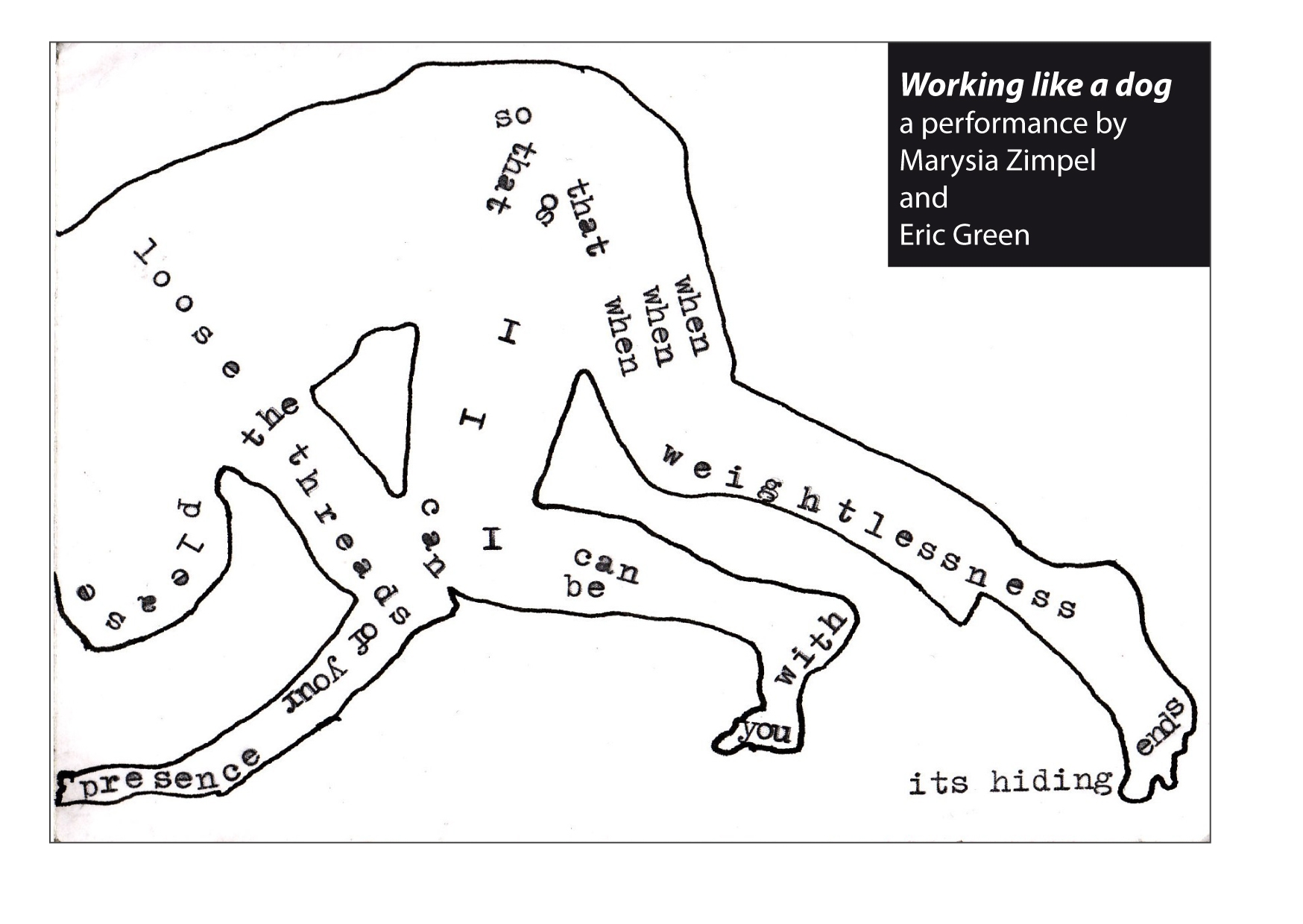 " Working like a Dog" Maria Zimpel i Eric Green