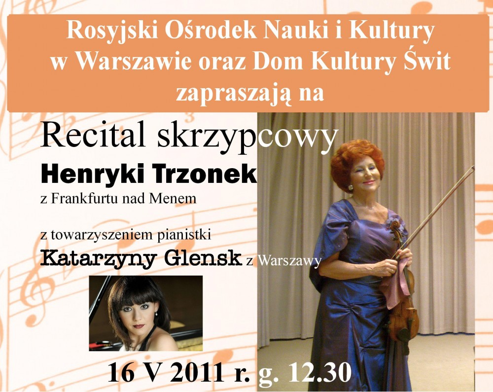 Recital skrzypcowy Henryki Trzonek