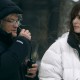 Jerzy Skolimowski i Emmanuelle Seigner na planie "Essential Killing", fot. Ivo Ledwożyw /materiały dystrybutora