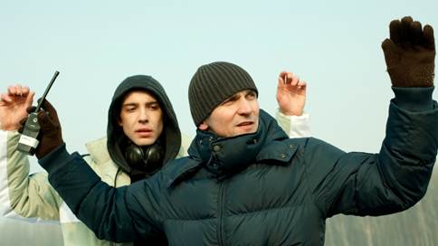 Leszek Dawid (reżyser) i Marcin Kowalczyk (Magik), fot. Katarzyna Kural