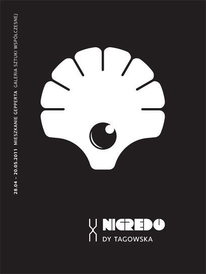 Nigredo Dy Tagowskiej, projekt kartki promocyjnej autorstwa Łukasza Palucha