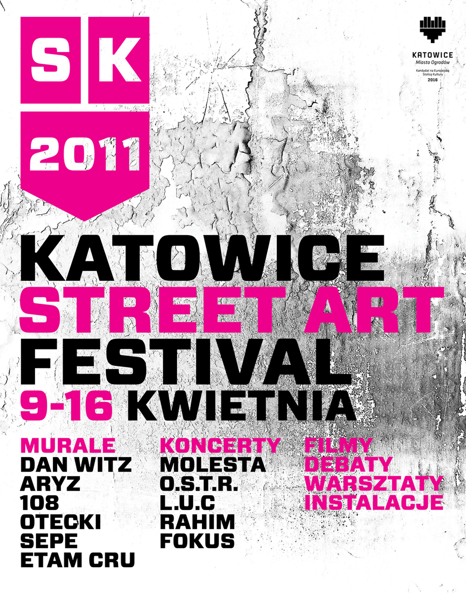 Street Art Festival w Katowicach, plakat
