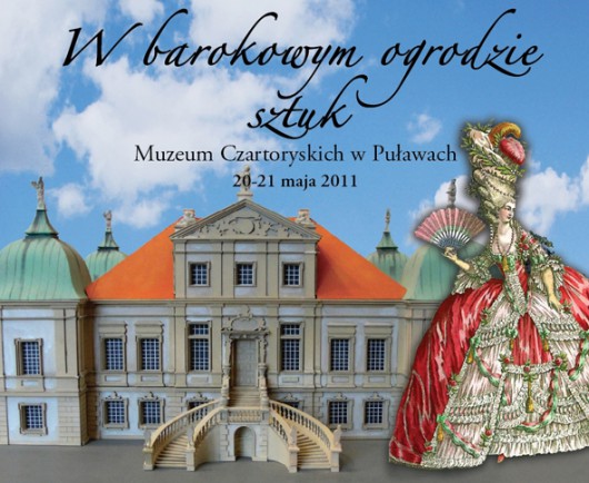 W barokowym ogrodzie sztuk, zaproszenie, materiały udostępnione przez Muzeum Czartoryskich w Puławach