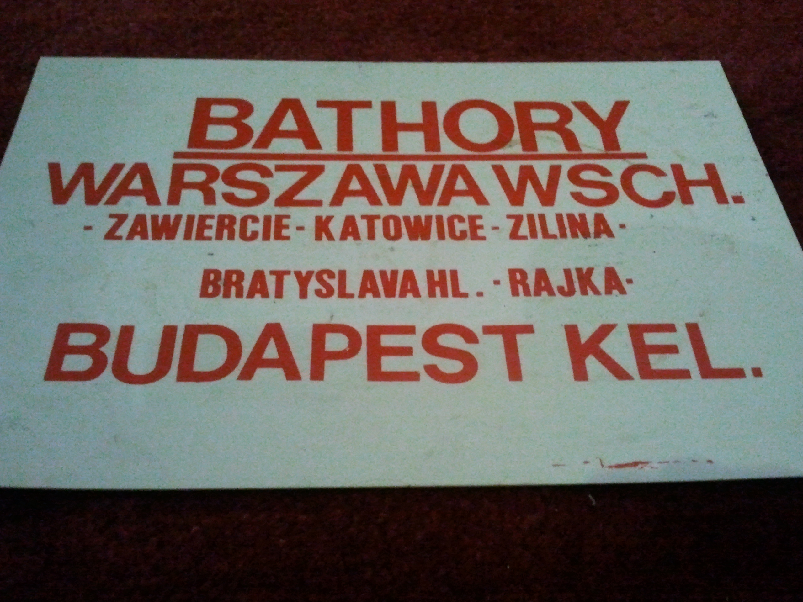 Batory Express. Materiały udostępnione przez organizatora