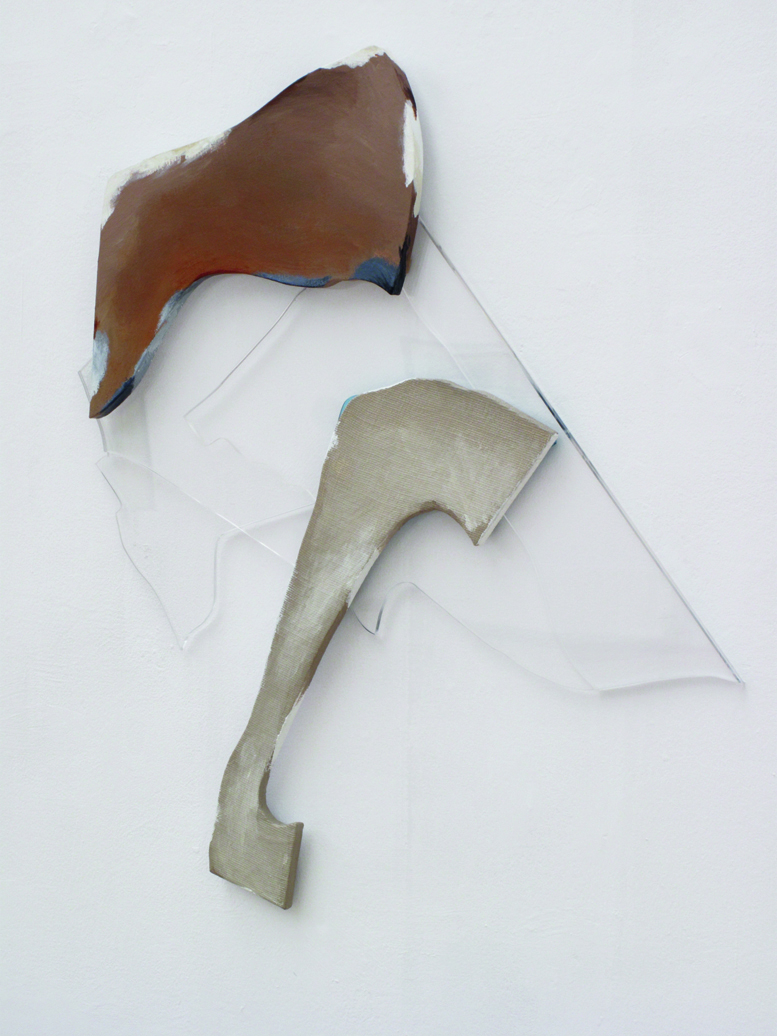 Reszty Reszt 7, 2009, akryl, deska, płótno, pleksi, 98x98 cm, fot. Zdzisław Orłowski