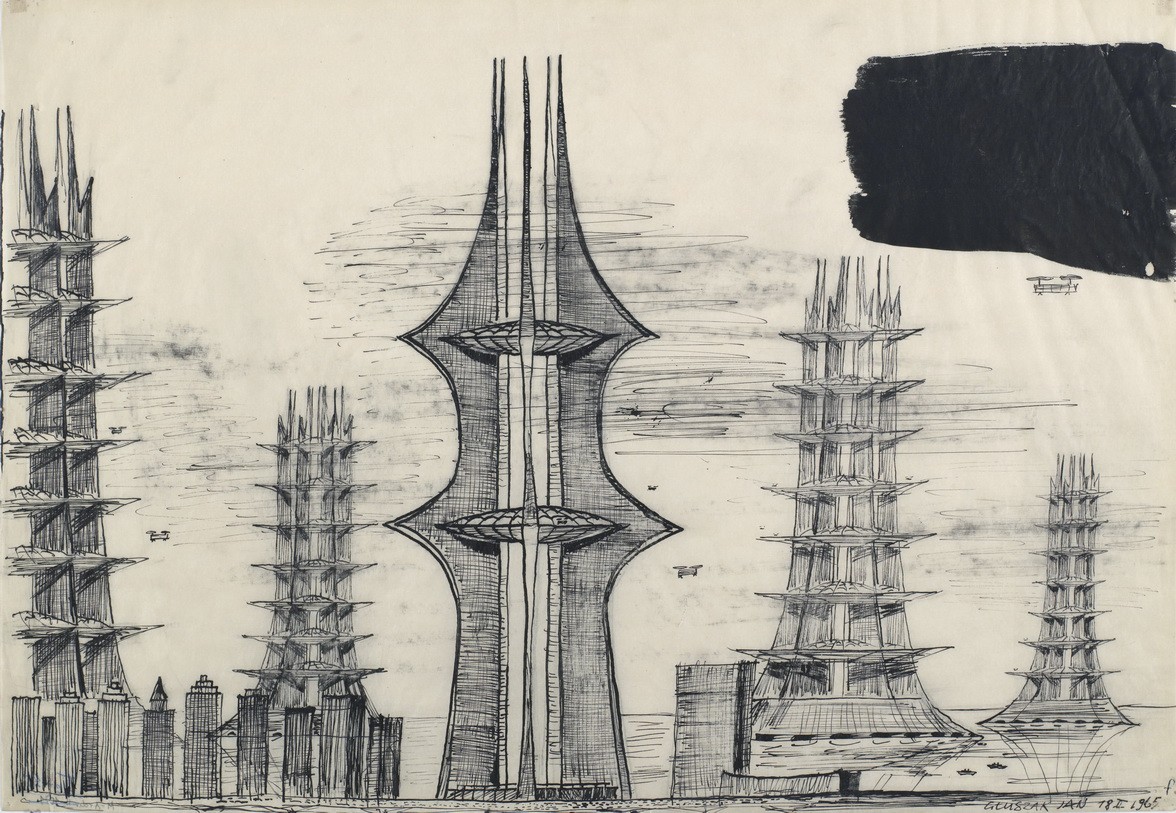 Jan Głuszak, "Zespół jednostek wysokich dla Nowego Jorku", 1965