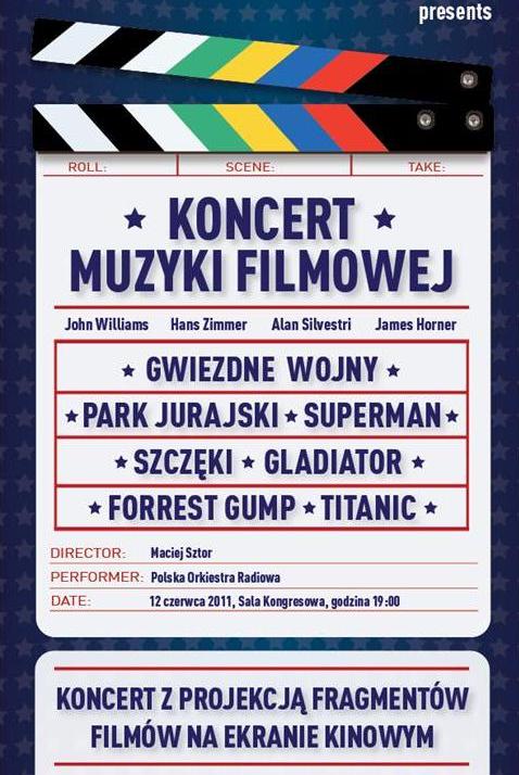 Koncert Muzyki Filmowej, plakat