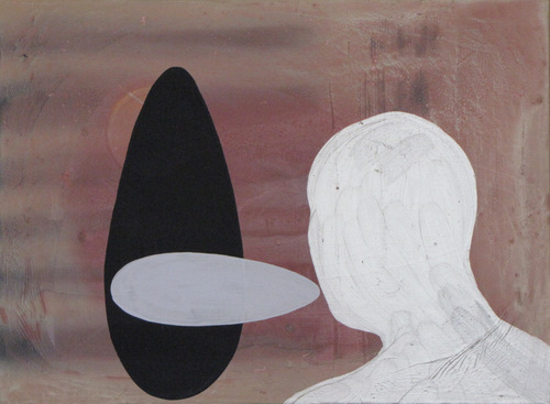 Marek Ejsmond-Ślusarczyk, bez tytułu, 2009, 50x70 cm, akryl, płótno