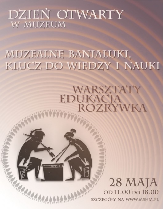 "Muzealne banialuki, klucz do wiedzy i nauki" w Muzeum Starożytnego Hutnictwa Mazowieckiego - plakat, materiał udostępniony przez organizatora