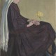 Peet Aren, Portret siostry, 1912, Muzeum Sztuki w Tartu, fragment wystawy Sztuka z Estonii, materiały udostępnione przez Muzeum Narodowe w Warszawie