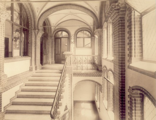 Dawna klinika kobieca, klatka schodowa, Delden (zdjęcie udostępnione przez Muzeum Architektury)