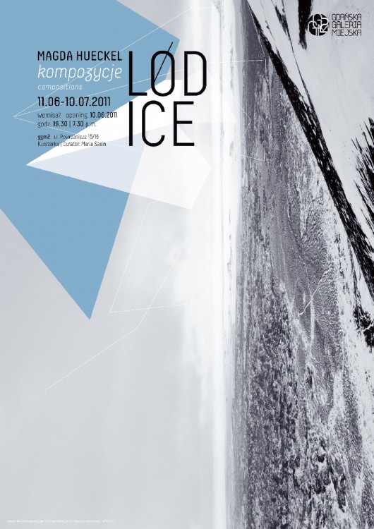Magda Hueckel, "Kompozycje (lód)" - zaproszenie, materiał udostępniony przez organizatora