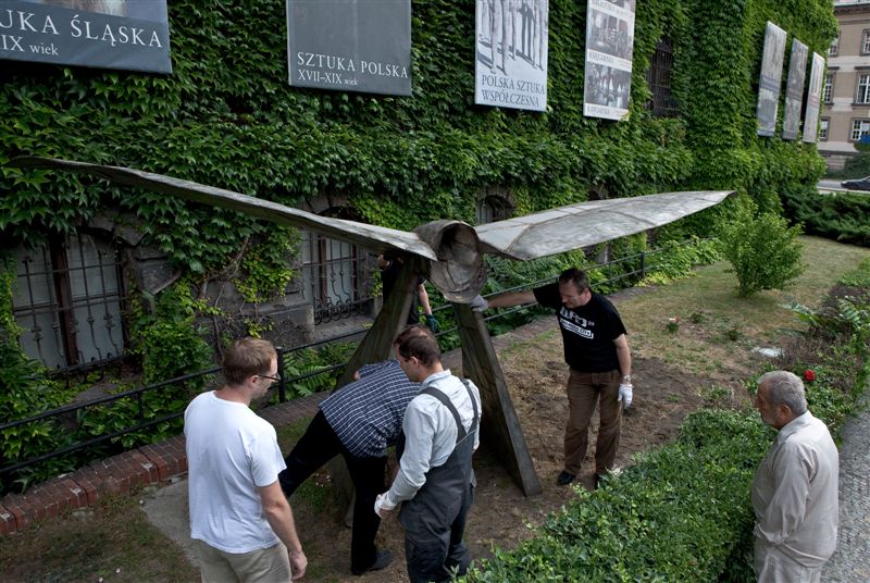 "Ptak" Magdalena Abakanowicz, Muzeum Narodowe we Wrocławiu (zdjęcie udostępnione przez muzeum)