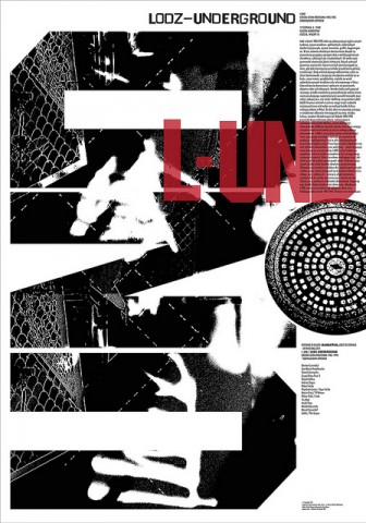 Sławek Kosmynka, projekt plakatu na wystawę L-UND