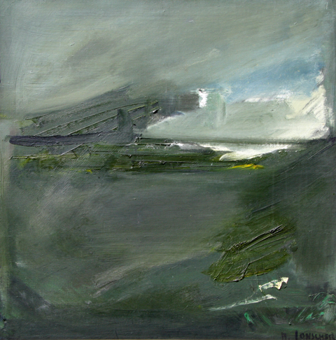 Pejzaż gwałtowny - olej/płótnie;88 x 88cm; 1977; MOG/III/1/68, Wola –wesołe miasteczko – olej/płótnie; 68 x 81 cm; 1964; MOG/III/1/841, (własność Muzeum Lubuskie im. Jana Dekerta w Gorzowie Wlkp., Fot. Lech Dominik ©)