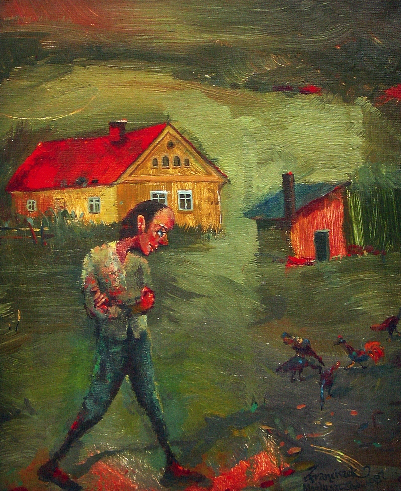 Franciszek Maśluszczak "Na wsi", 1987 - materiał udostępniony przez organizatora