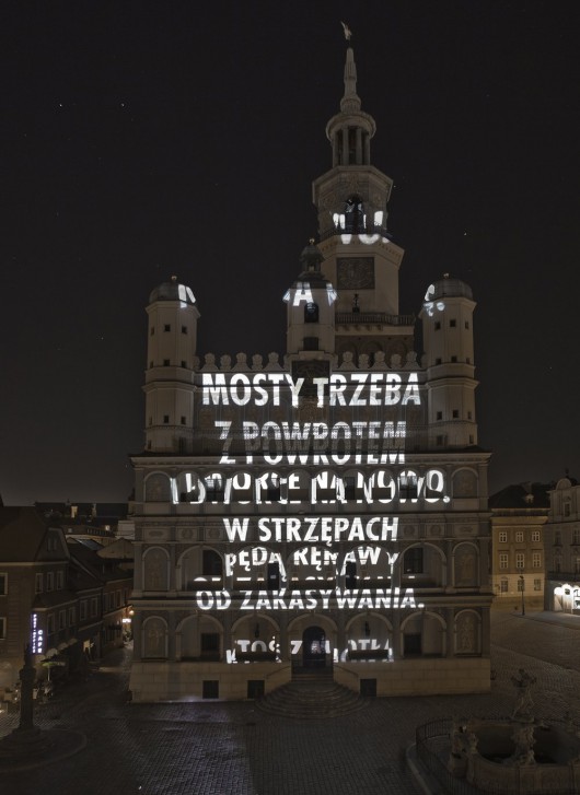 Projekcja Ratusz. Materiały udostępnione przez organizatora