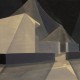 Kama Sokolnicka, Struktury kubiczne, akryl na sklejce, 2010, dzięki uprzejmosći artystki
