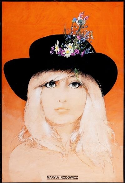 Waldemar Świerzy, projekt plakatu "Maryla Rodowicz", 1975 - materiał udostępniony przez organizatora