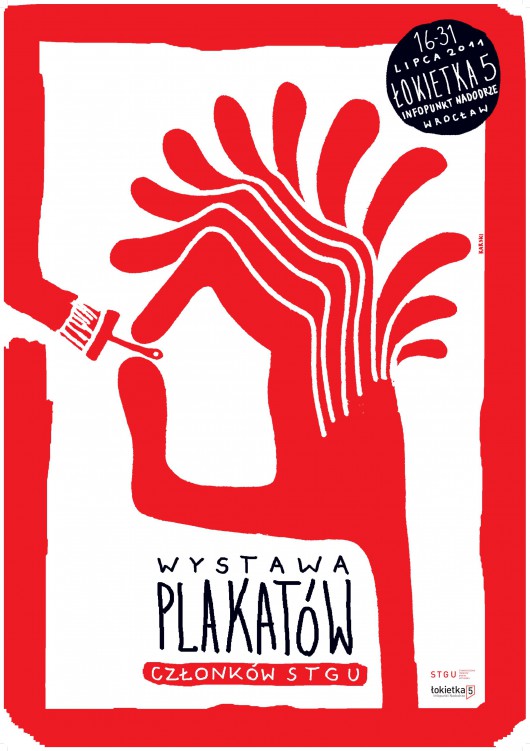 Plakat do wystawy. Projekt: Piotr Karski