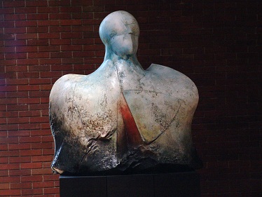 Rzeźba Adama Myjaka (zdjęcie z materiałów organizatora)