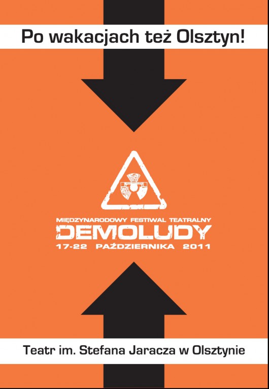 Plakat Festiwalu Demoludy (plakat pochodzi z materiałów udostępnionych przez organizatora)