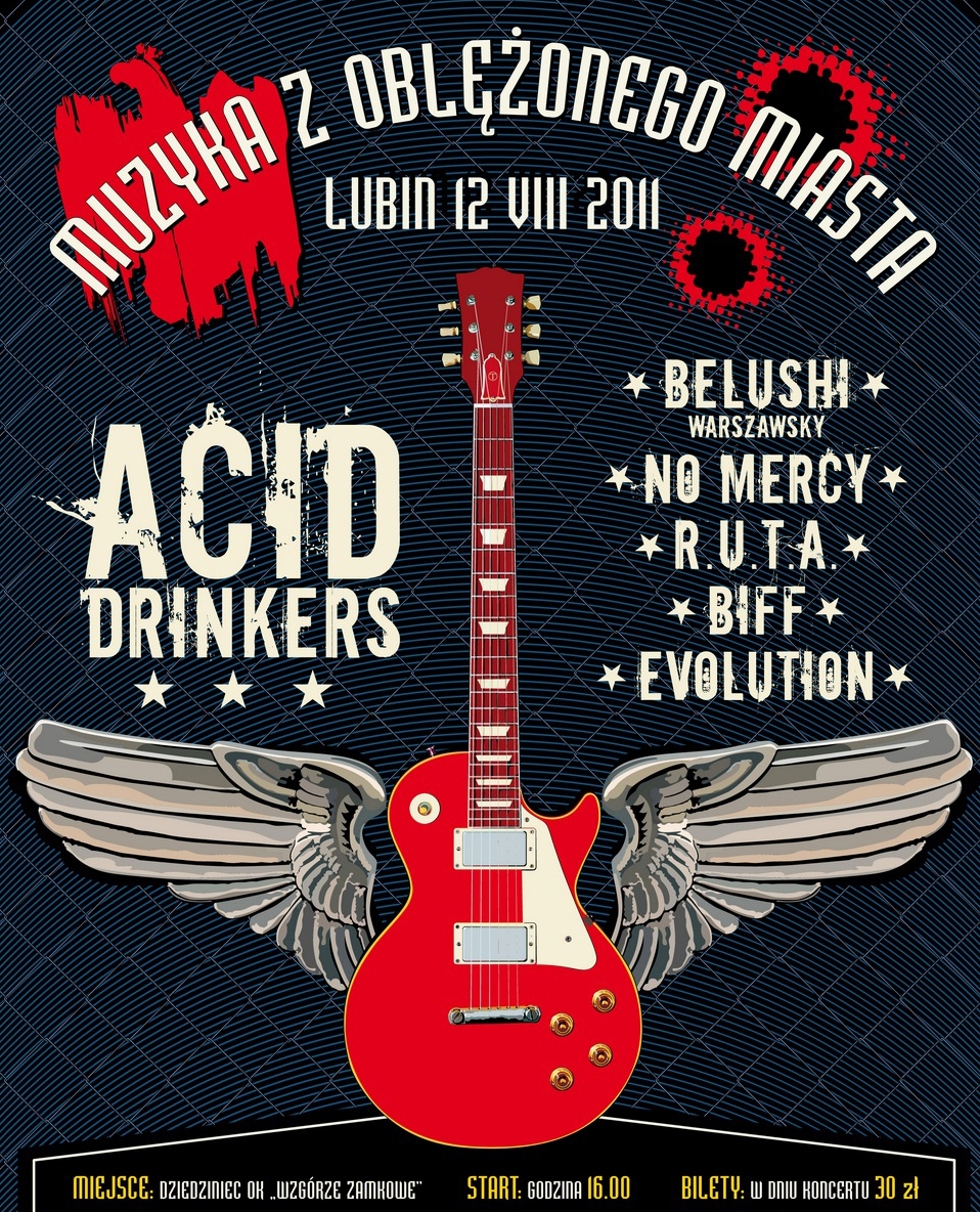 Festiwal Muzyka z Oblężonego Miasta, plakat (zdjęcie pochodzi z materiałów organizatora)