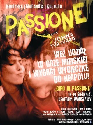 Plakat gry miejskiej Giro di Passione (plakat pochodzi z materiałów udostępnionych przez organizatora)