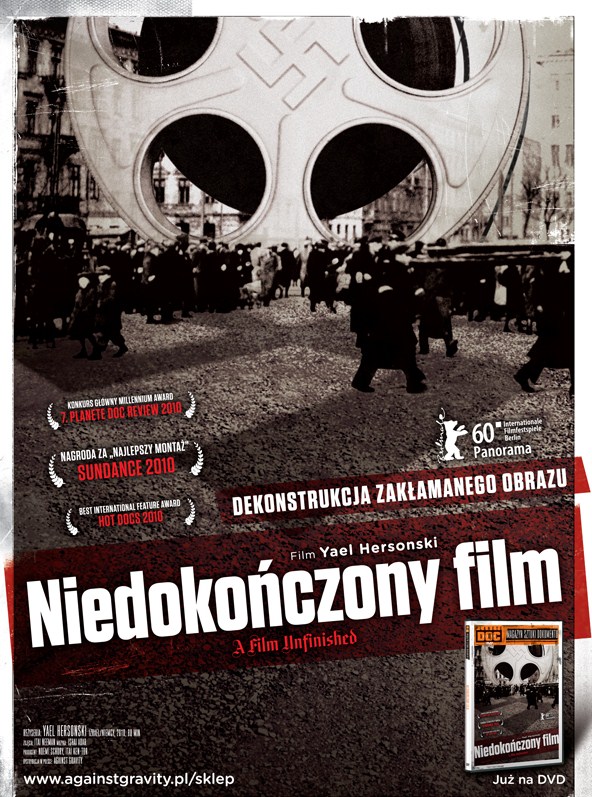 Plakat filmu Niedokończony film (plakat pochodzi z materiałów udostępnionych przez organizatora)