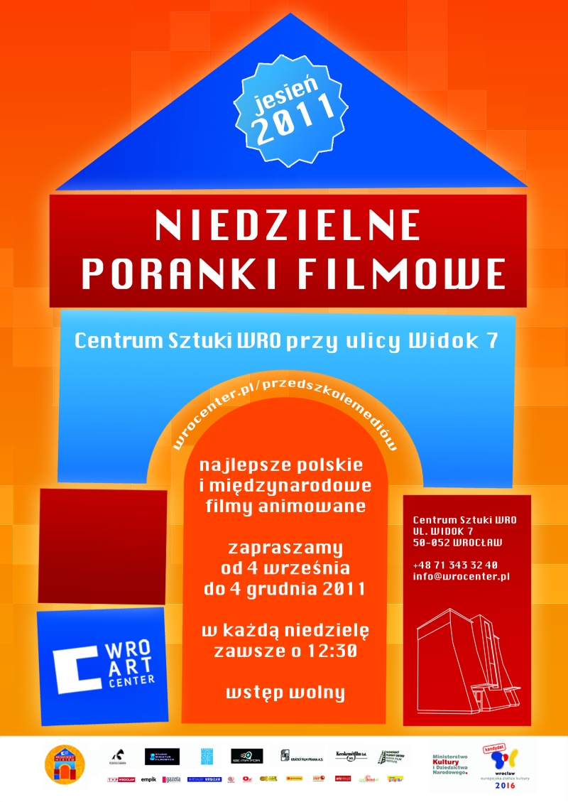 Plakat Niedzielnych Poranków Filmowych (plakat pochodzi z materiałów udostępnionych przez organizatora)