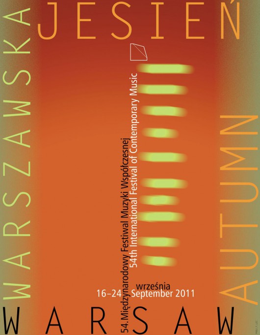 Międzynarodowy Festiwal Muzyki Współczesnej Warszawska Jesień, plakat (zdjęcie pochodzi z materiałów organizatora)