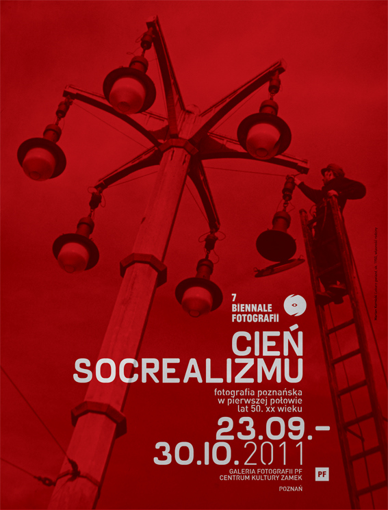 Wystawa "Cień socrealizmu" - plakat (zdjęcie udostępnione przez organizatora)