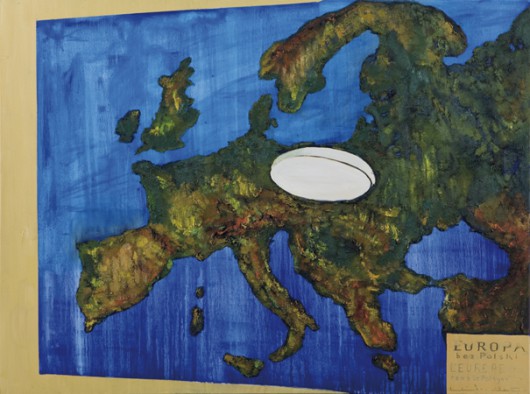 Jacek Sroka, Europa bez Polski 2010 (źródło: materiały prasowe Galerii Grafiki i Plakatu)