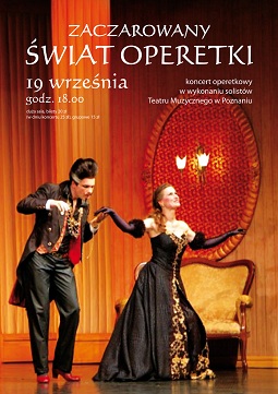 Zaczarowany świat operetki i musicalu - plakat (zdjęcie z materiałów organizatora)