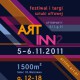 Plakat Festiwalu Art Inn (źródło: materiały Fundacji Koncept Box)