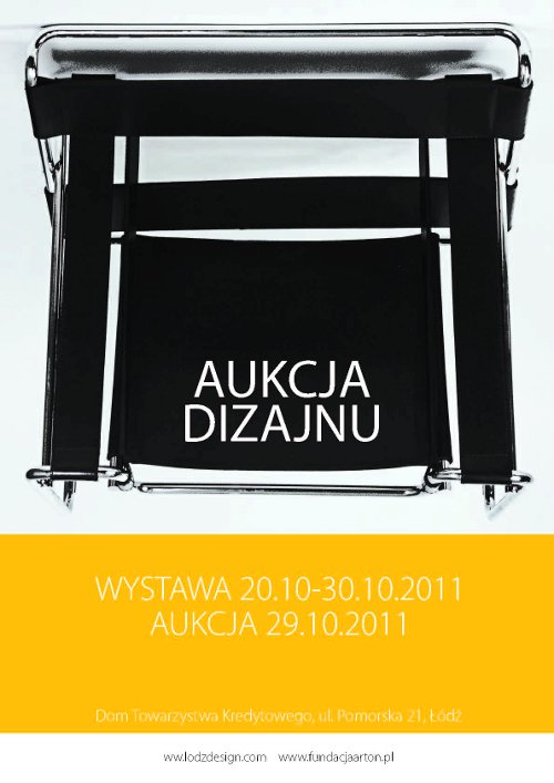 Aukcja Dizajnu (źródło: materiał prasowy Łódź Design)
