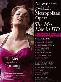 Metropolitan Opera Live (plakat pochodzi z materiałów prasowych)