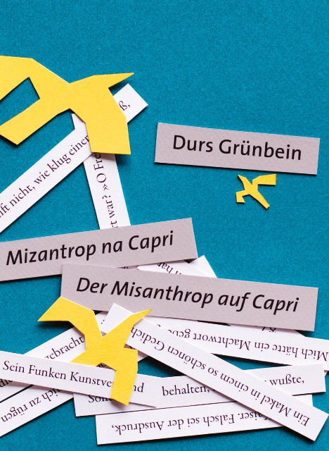 Durs Grünbein Mizantrop na Capri. Historie | Wiersze (źródło: materiał prasowy wydawnictwa)