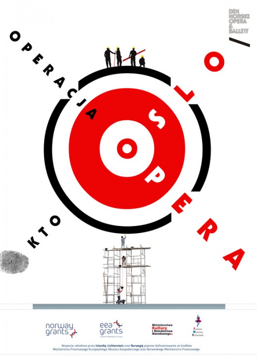 Operacja Opera. Pierwszy Polsko-Norweski Kabaret - logo, projekt Witold Simaszkiewicz