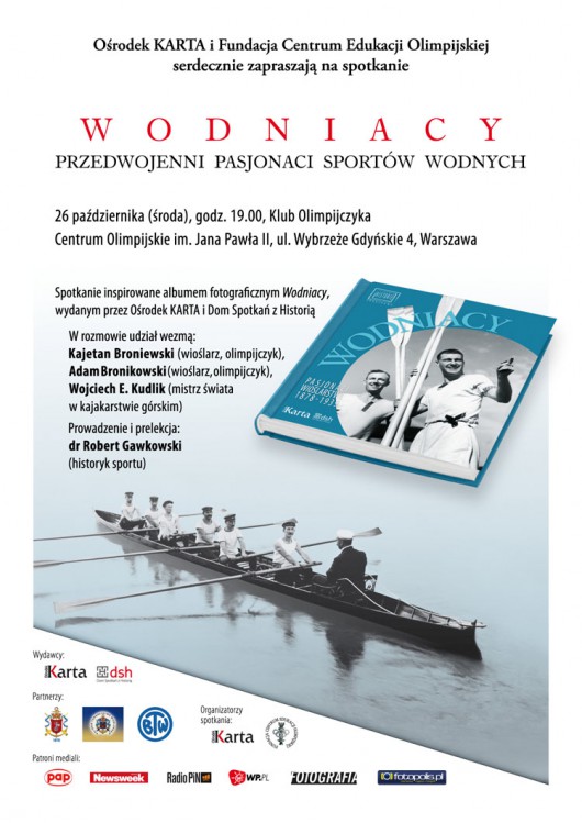 Wodniacy. Pasjonaci Wioślarstwa 1878-1939 - zaproszenie (źródło: materiały prasowe organizatora)