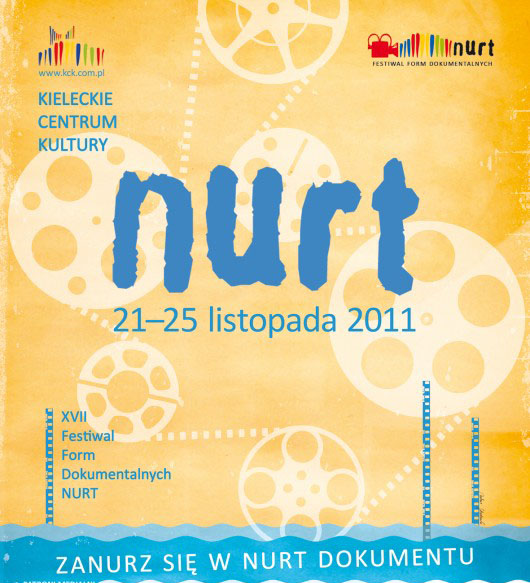 Plakat Festiwalu Form Dokumentalnych Nurt (źródło: materiał prasowy organizatora)