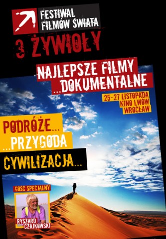 Trzy Żywioły - Festiwal Filmów Świata (źródło: materiały prasowe organizatora)