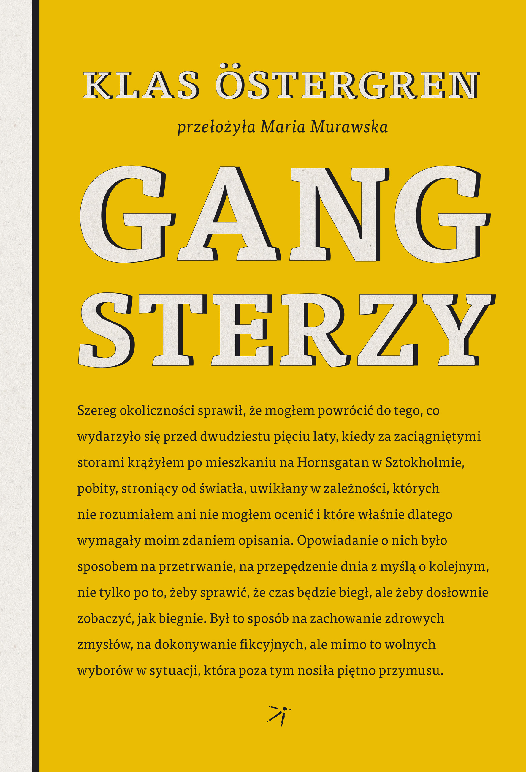 Gangsterzy - okładka (źródło: materiał prasowy organizatora)