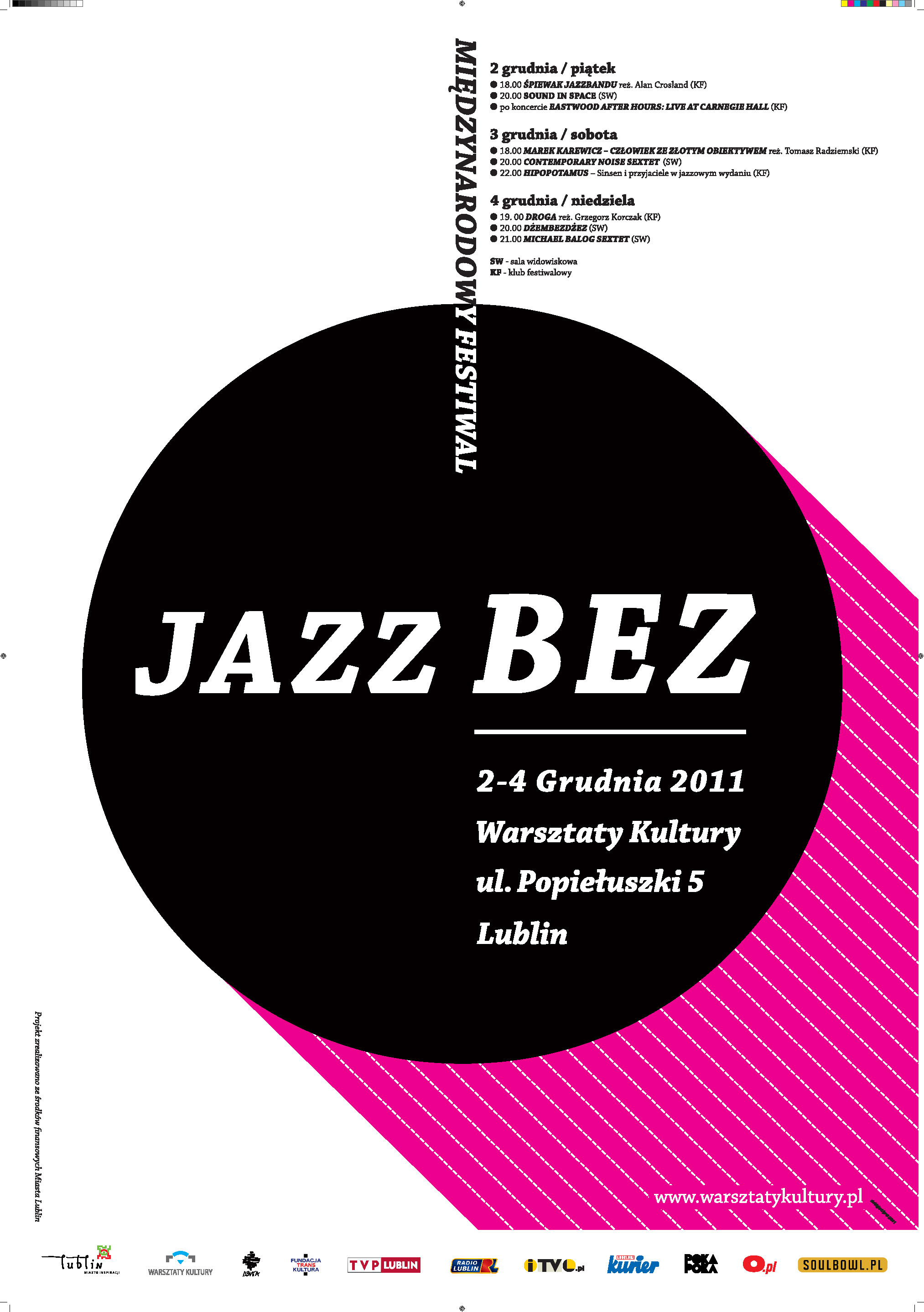 Międzynarodowy Festiwal Jazz Bez w Lublinie (źródło: materiały prasowe)